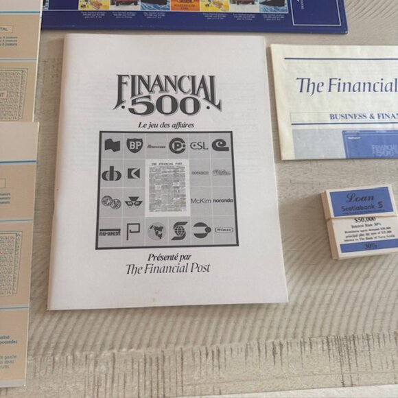 Vintage 1981 Waddingtons Financial 500 (French/English) - Picture 5 of 12